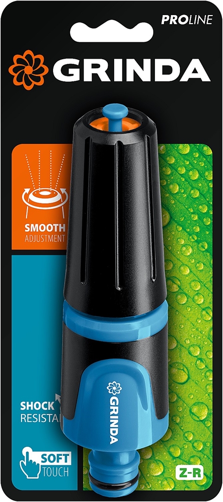 GRINDA  Z-R, плавная регулировка, двухкомпонентный, поливочный наконечник, PROLine (429177) 429177