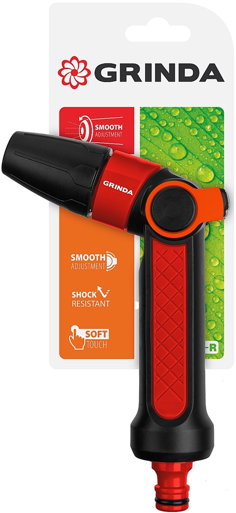 GRINDA  N-R, плавная регулировка, двухкомпонентный, поливочный пистолет (8-427189) 8-427189
