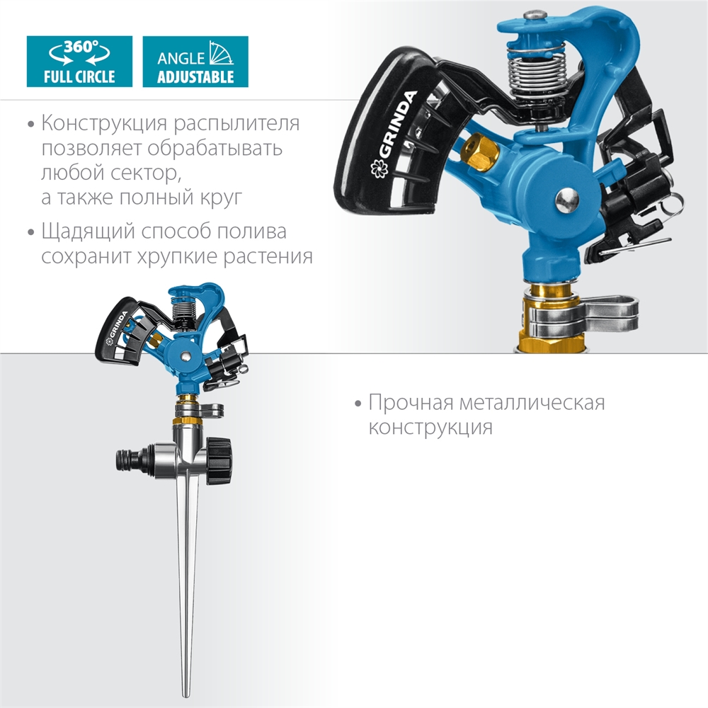 GRINDA  RI-2, с адаптером, металлический, на пике, импульсный распылитель, PROLine (429311) 429311