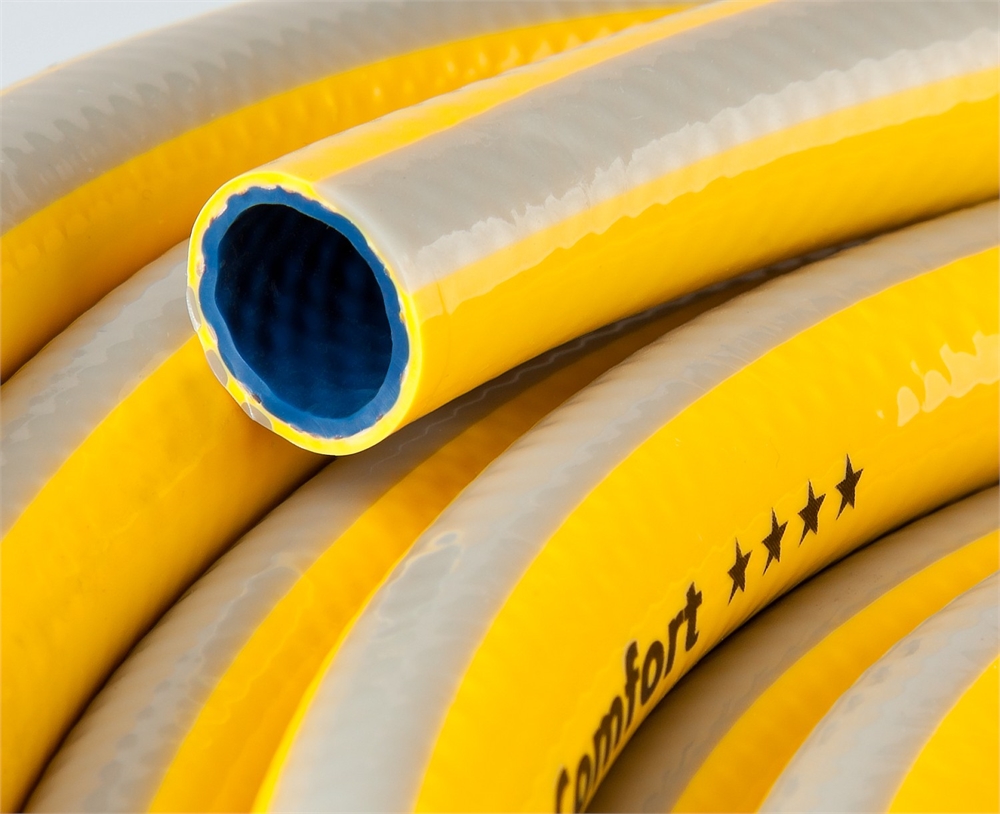 RACO  COMFORT, 3/4″, 50 м, 25 атм, трёхслойный, армированный, поливочный шланг (40303-3/4-50) 40303-3/4-50_z01