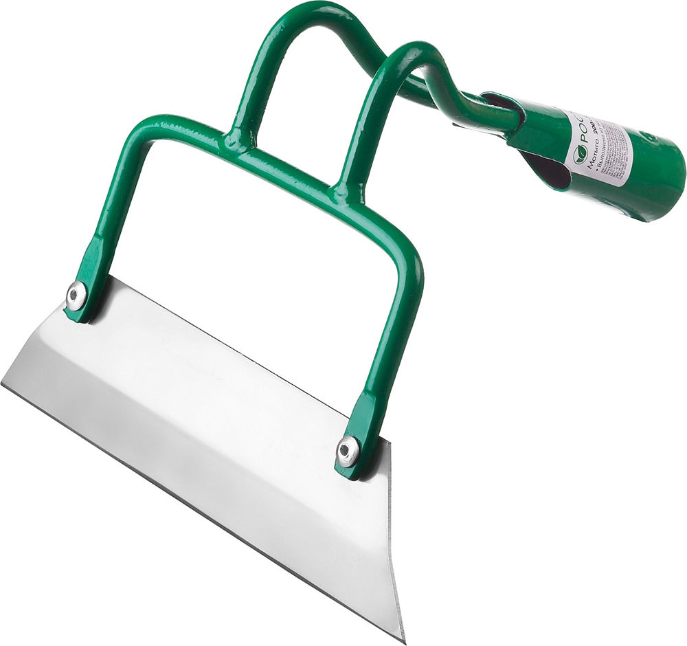 РОСТОК  200 х 50 мм, трапециевидный профиль, нержавеющая сталь, без черенка, мотыга (421568) 421568