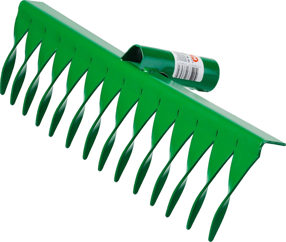 РОСТОК  364 x 72 мм, 14 витых зубцов, рабочая поверхность из стали, покрытие краска, без черенка, грабли (39600-14) 39600-14_z01