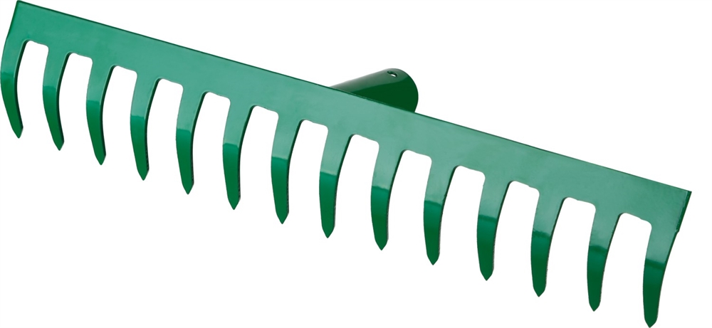 РОСТОК  364 x 60 мм, 14 прямых зубцов, рабочая поверхность из стали, покрытие краска, без черенка, грабли (39610-14) 39610-14_z01
