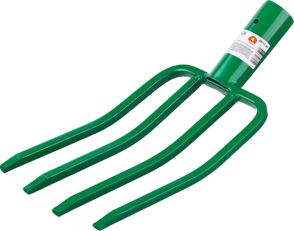 РОСТОК  140х235 мм, с квадратными зубьями, углеродистая, без черенка, вилы (39717) 39717_z01