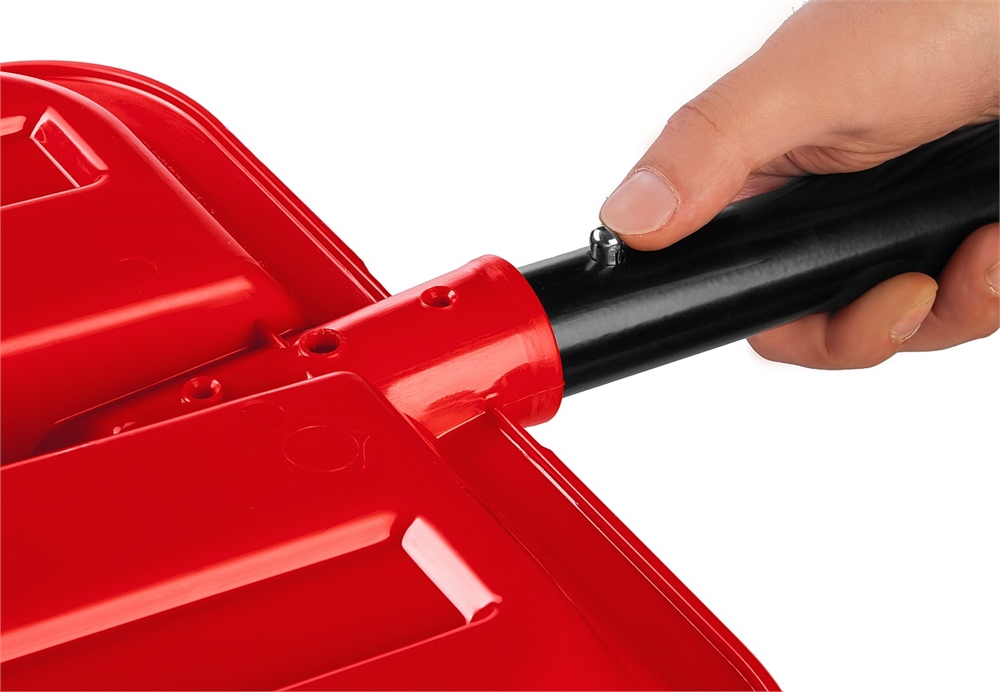 ЗУБР  УРАЛ, ширина 400 мм, пластиковая, со стальной планкой, эргономичный алюминиевый черенок, V-ручка, снеговая лопата (39927) 39927