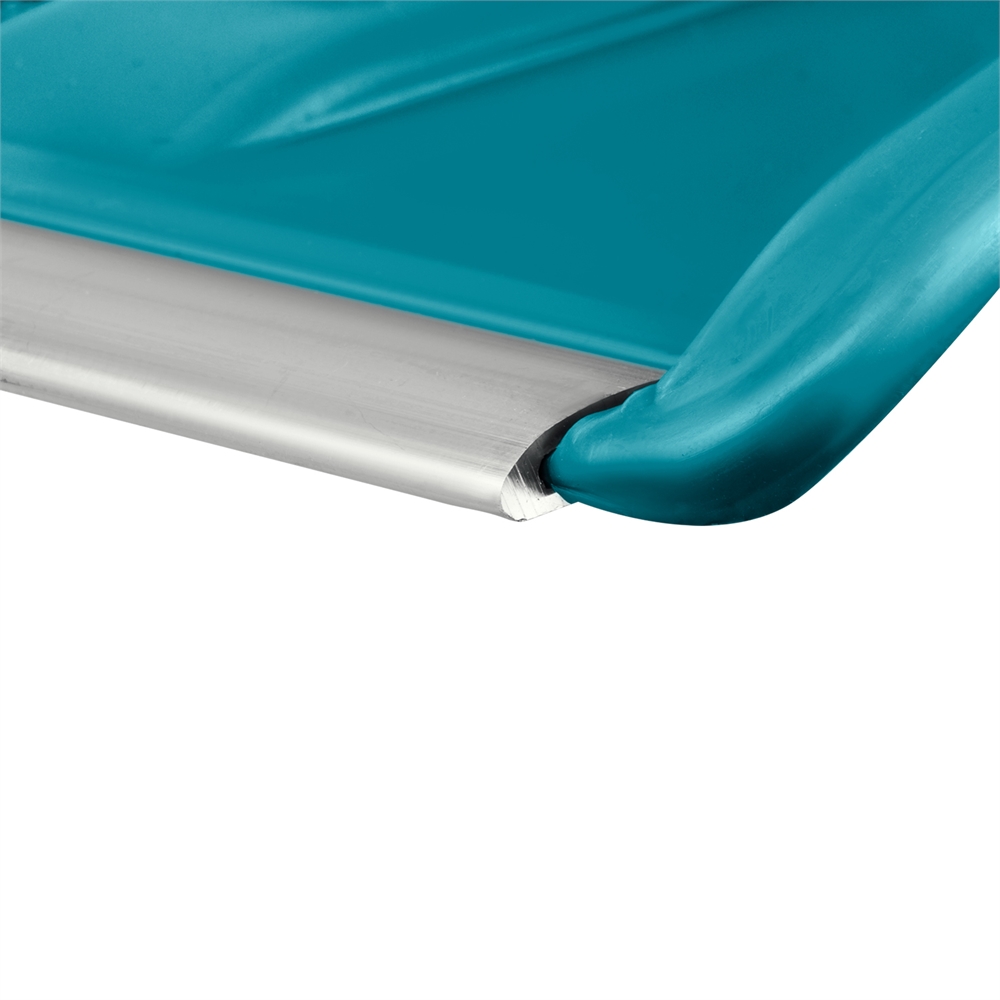 GRINDA  FIBER-500, ширина 500 мм, пластик, с алюминиевой планкой, особопрочный легк. черенок из фибергласса, V-ручка, снеговая лопата, PROLine (39940) 39940