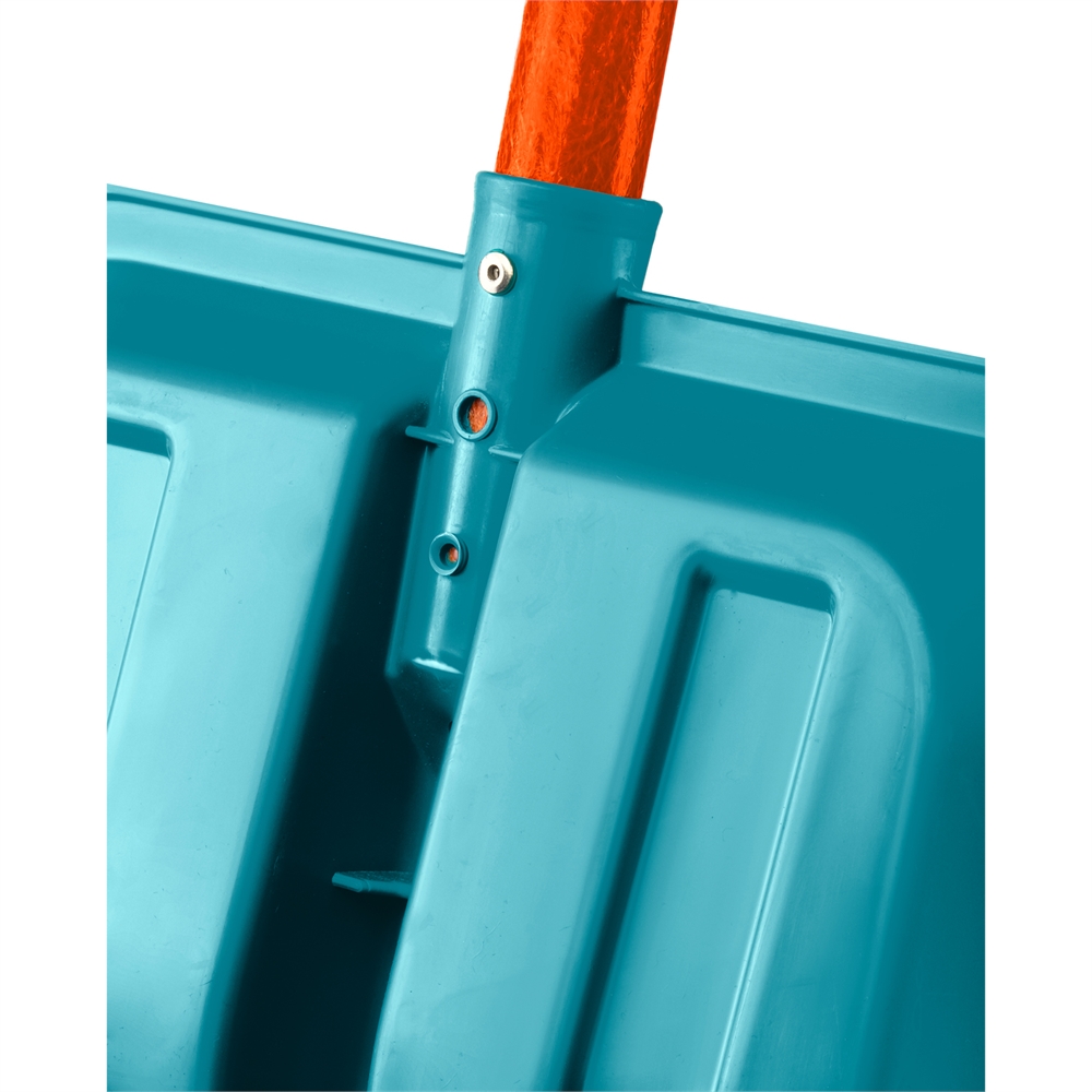 GRINDA  FIBER-400, ширина 400 мм, пластик, с алюминиевой планкой, особопрочный легк. черенок из фибергласса, V-ручка, снеговая лопата, PROLine (39941) 39941