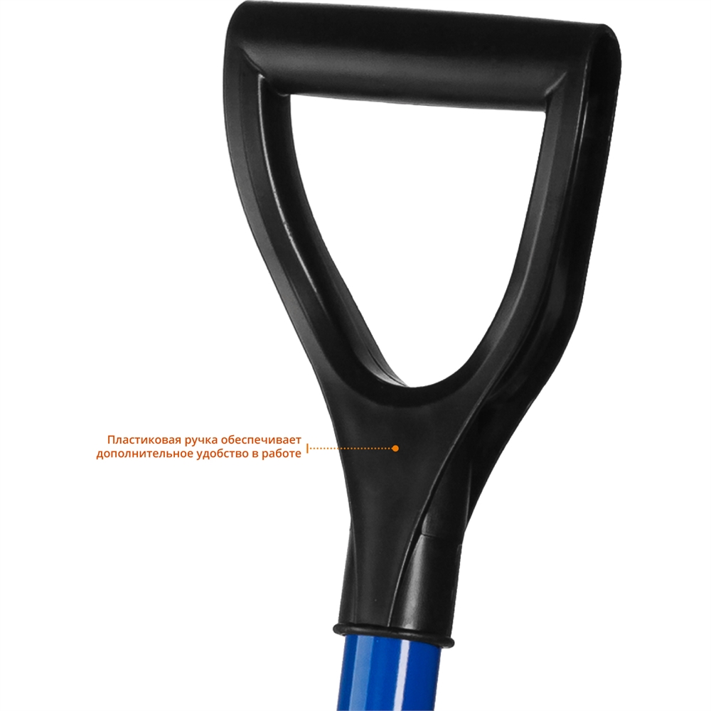 ЗУБР  Артель-НС, 280 х 190 х 1200 мм, полотно 2 мм, нержавеющая сталь, закалено, стальной изогнутый черенок,  штыковая лопата, Профессионал (4-39406) 4-39406_z02