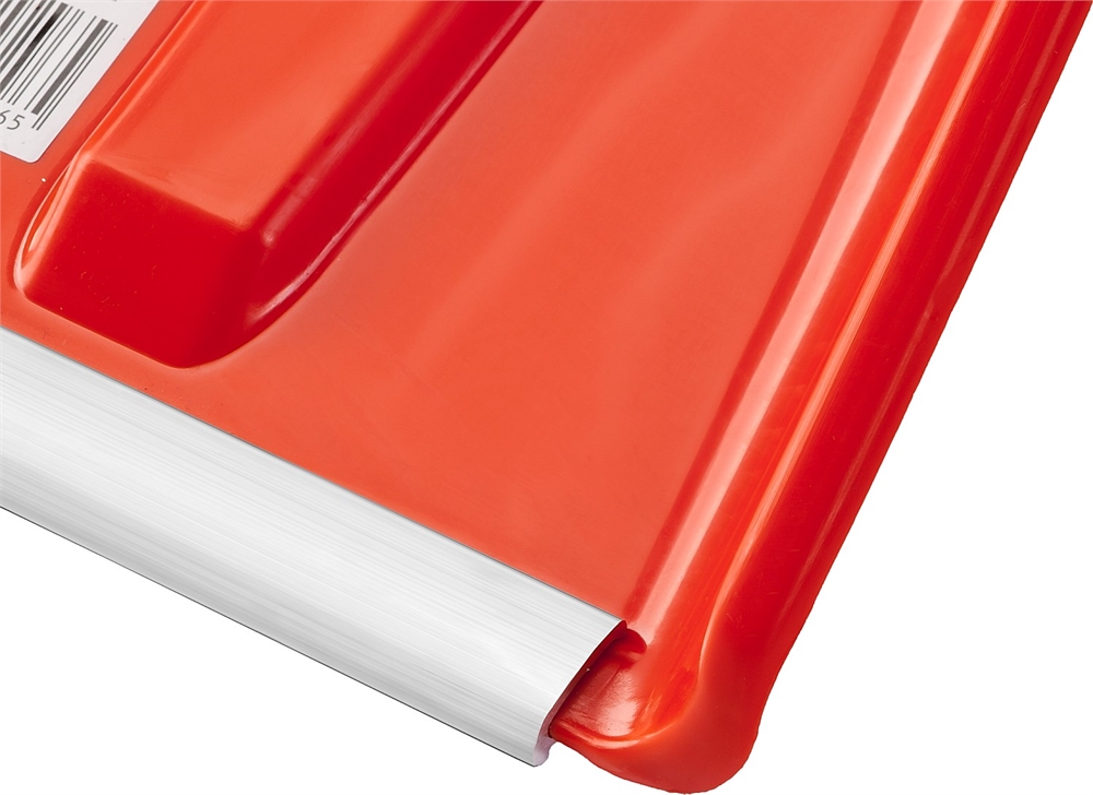 СИБИН  ЛПА-410, ширина 410 мм, пластиковая, с алюминиевой планкой, эргономичный алюминиевый черенок, V-ручка, снеговая лопата (421845) 421845