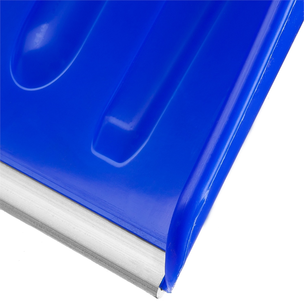 СИБИН  АВТО-28, ширина 280 мм, пластиковая, с алюминиевой планкой, алюминиевый черенок, V-ручка, автомобильная снеговая лопата (421850) 421850