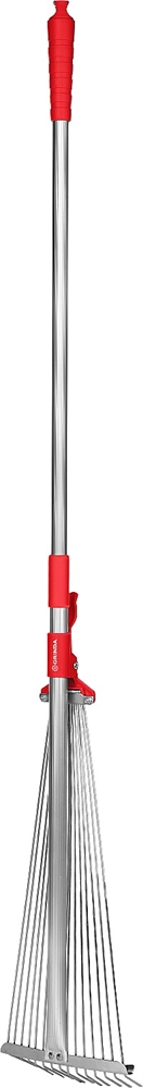 GRINDA  GХ-30, длина 1240 мм, ширина 170 - 450 мм, стальные проволочные, алюминиевый черенок, регулируемые веерные грабли (8-421867) 8-421867_z03