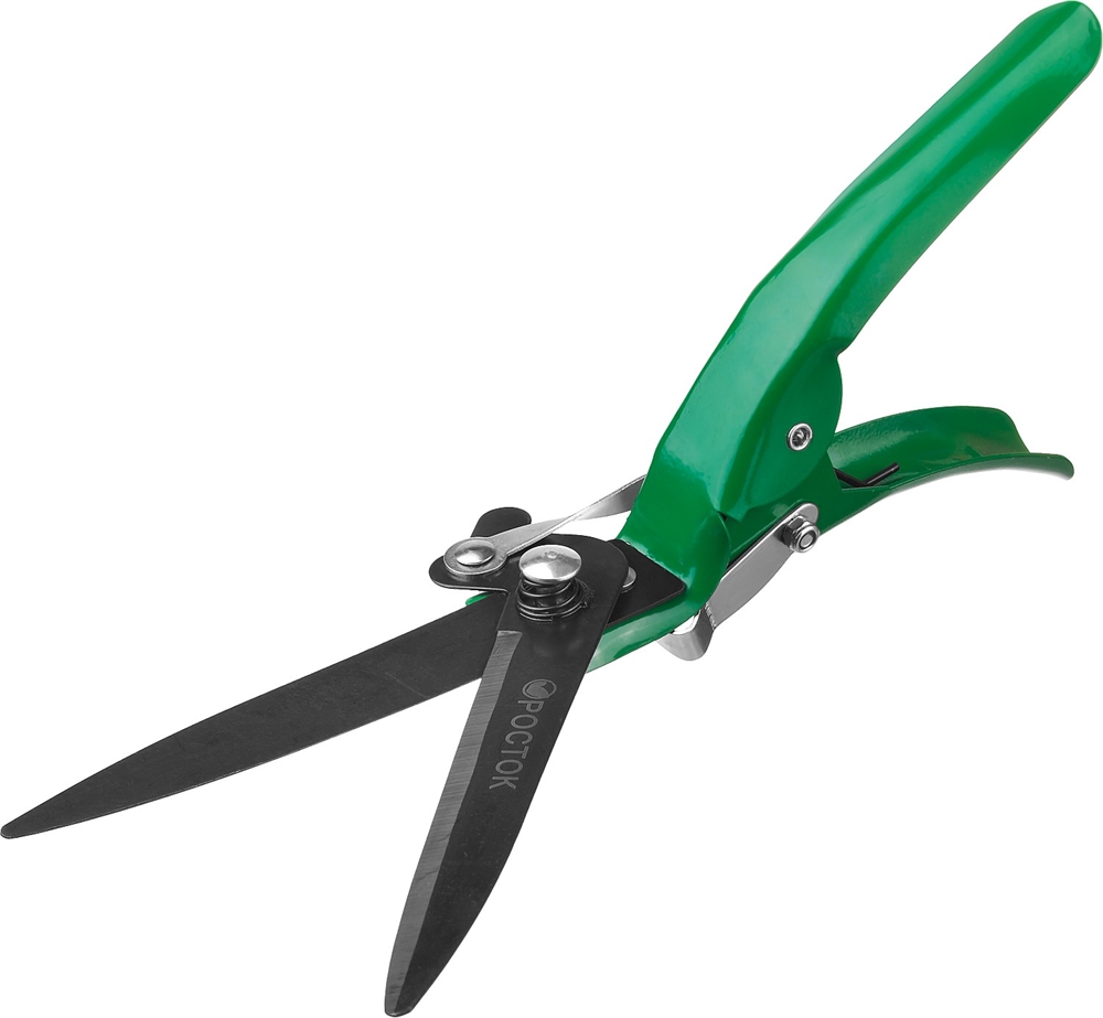 РОСТОК  315 мм, углеродистая сталь, закаленные лезвия, стальные ручки, ножницы для стрижки травы (422005) 422005