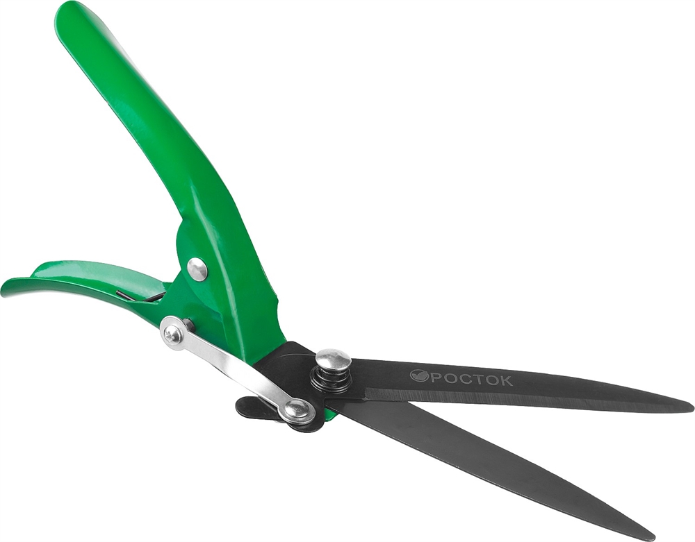 РОСТОК  315 мм, углеродистая сталь, закаленные лезвия, стальные ручки, ножницы для стрижки травы (422005) 422005