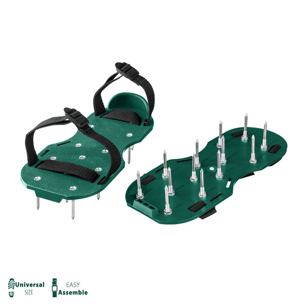 GRINDA  GA-26, 26 стальных шипов, длина 50 мм, для газона, ножной аэратор (422111) 422111