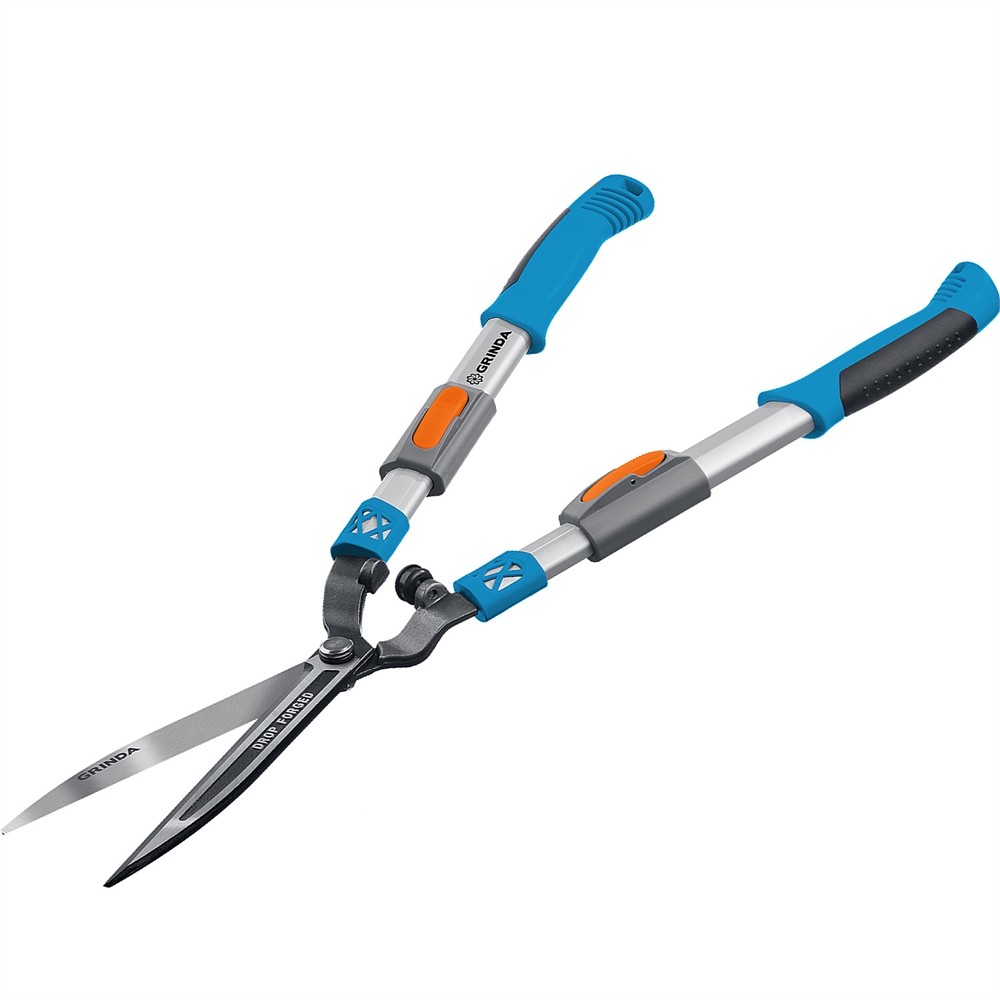 GRINDA  FH-800T, длина 630 - 800 мм, кованые лезвия, телескопический, алюминиевые рукоятки, кусторез, PROLine (423790) 423790