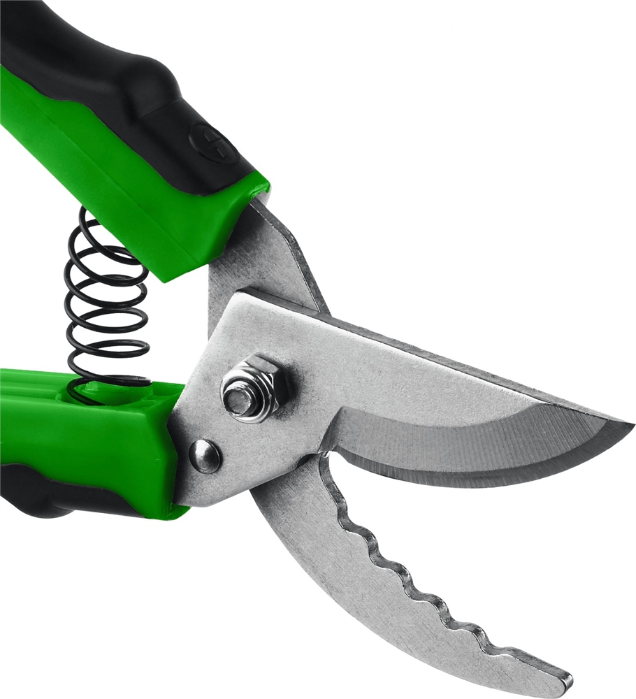 РОСТОК  PC-55, 220 мм, стальные закаленные лезвия, двухкомпонентные рукоятки, плоскостной секатор (40203) 40203_z02