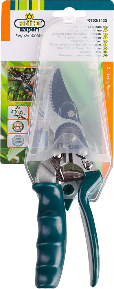 RACO  143S, 210 мм, с поворотной рукояткой, плоскостной секатор (4206-53/143S) 4206-53/143S