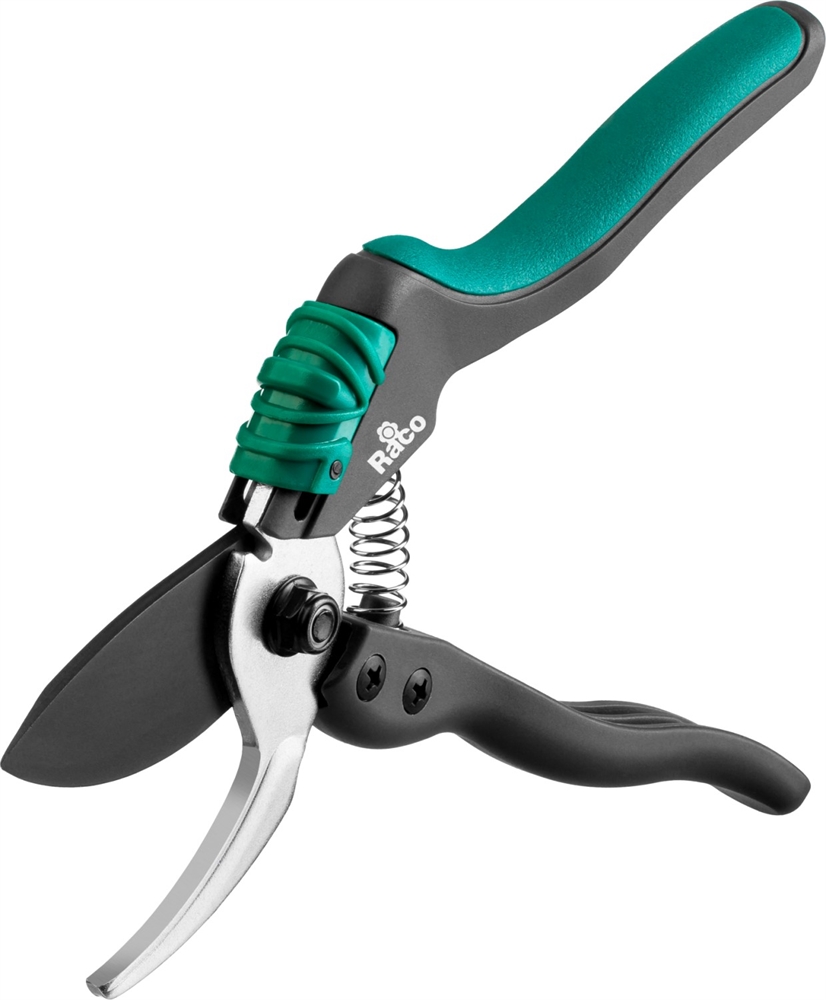 RACO  S162, 205 мм, закаленная сталь, с двухкомпонентными рукоятками армированными фиберглассом, плоскостной секатор (4206-53/S162) 4206-53/S162