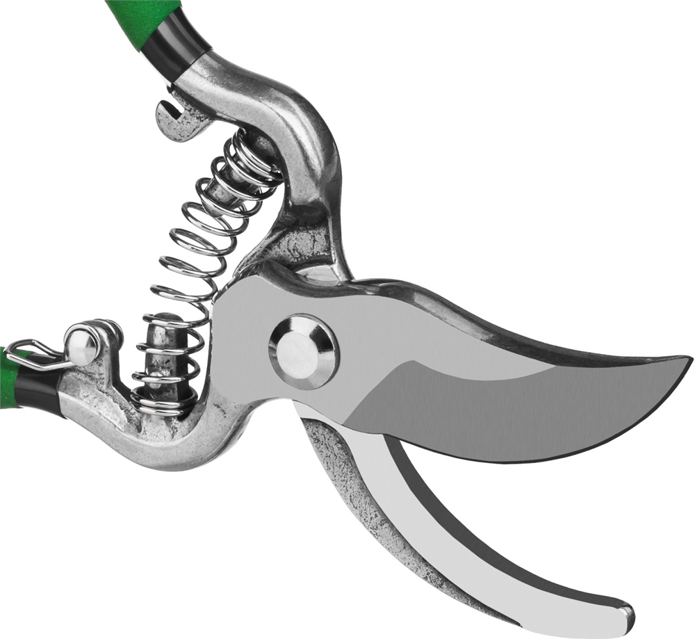 РОСТОК  PC-15, 200 мм, углеродистая сталь, цельнокованый, покрытие ПВХ, плоскостной секатор (423005) 423005_z01