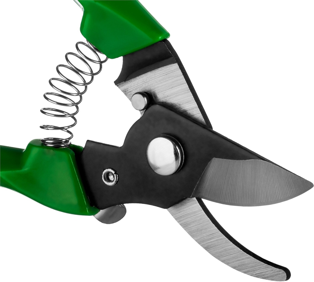 РОСТОК  PC-71, 180 мм, углеродистая сталь, оксидированное покрытие, пластиковые рукоятки, компактный плоскостной секатор (423015) 423015