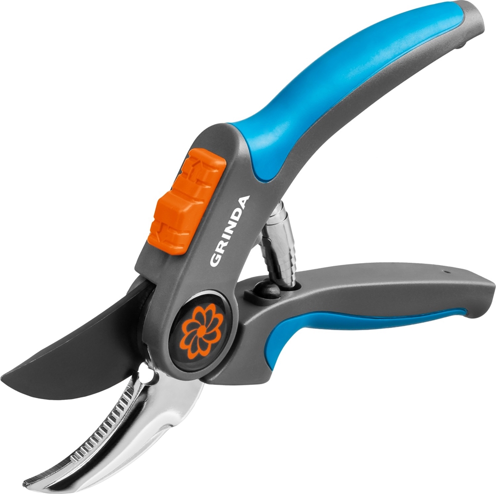 GRINDA  P-55, 205 мм, с двухкомпонентными рукоятками, плоскостной секатор, PROLine (423455) 423455
