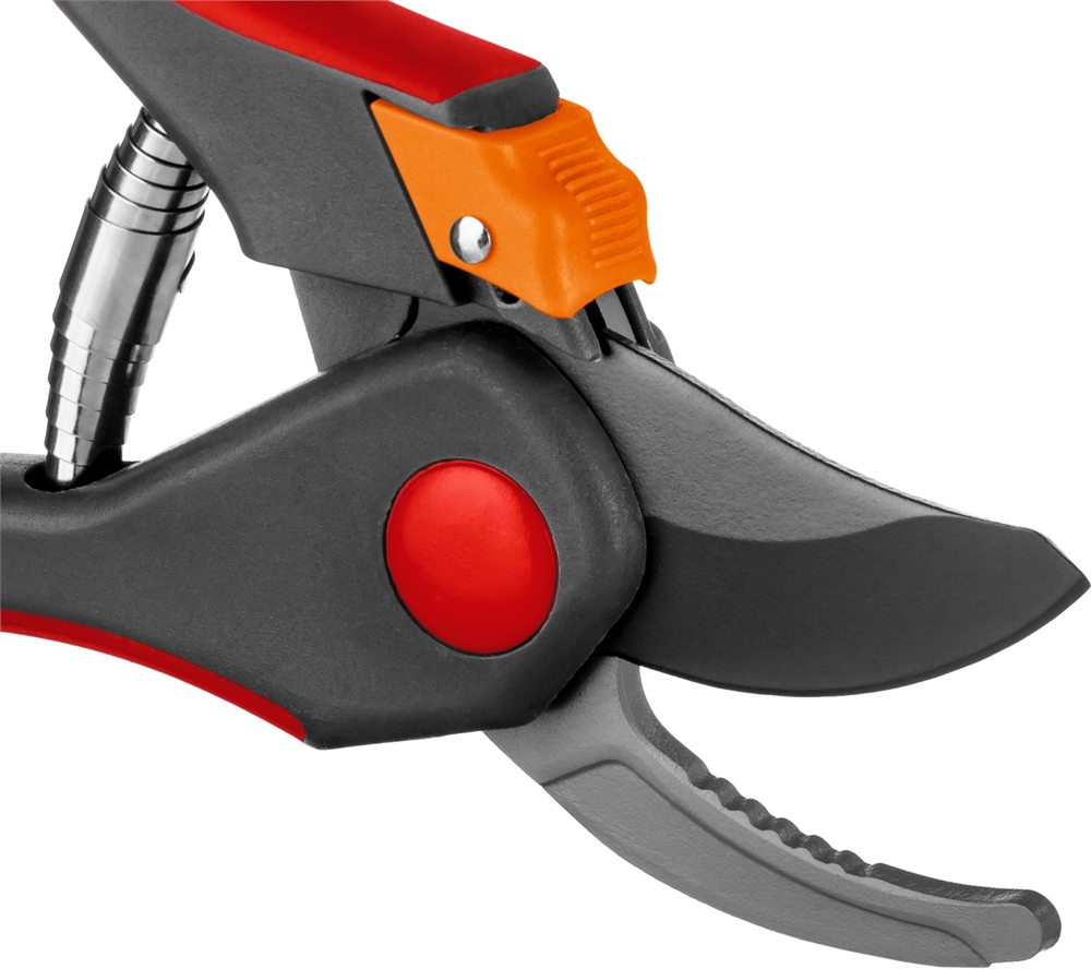 GRINDA  G-26, 205 мм, углеродистая сталь, закаленные лезвия, тефлоновое покрыт., двухкомпонентные пластиковые рукоятки, плоскостной секатор (8-423102) 8-423102_z02