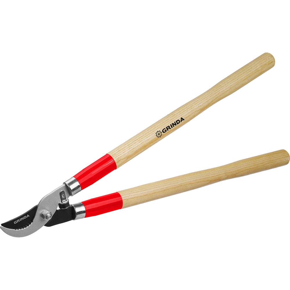 GRINDA  W-700, длина 700 мм, закаленные лезвия, рукоятки из дерева высшего сорта, плоскостной сучкорез (40232) 40232_z02