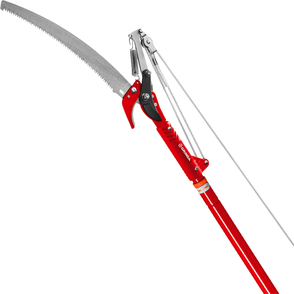 GRINDA  H-300, длина 300 мм, закаленные лезвия, тефлоновое покрытие, пила 300 мм, антикор. покрытие, штанговый сучкорез с пилой (40242) 40242_z02