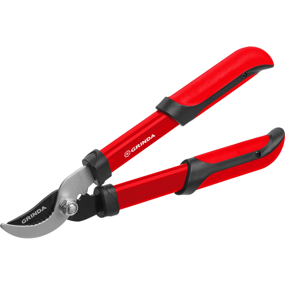 GRINDA  R-390, 390 мм, закаленные лезвия, стальные рукоятки, малый плоскостной сучкорез (8-424108) 8-424108