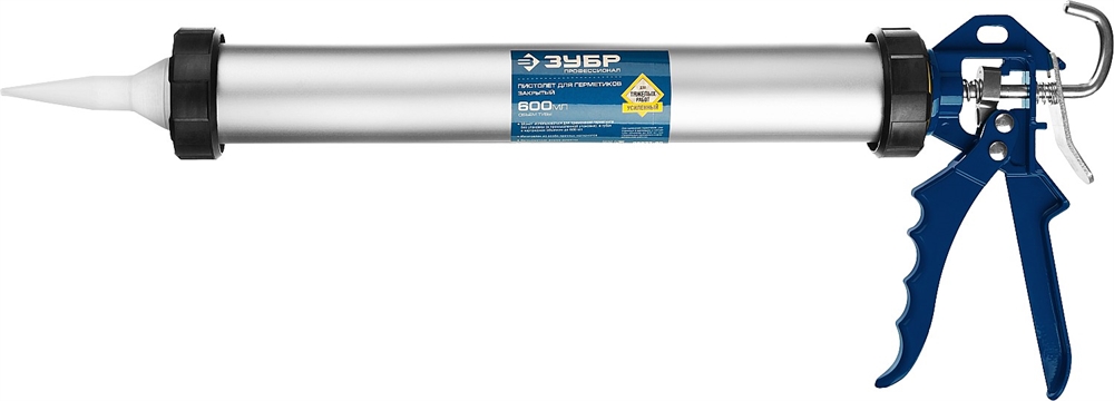 ЗУБР  600 мл, универсальный закрытый, пистолет для герметика, Профессионал (06633-60) 06633-60