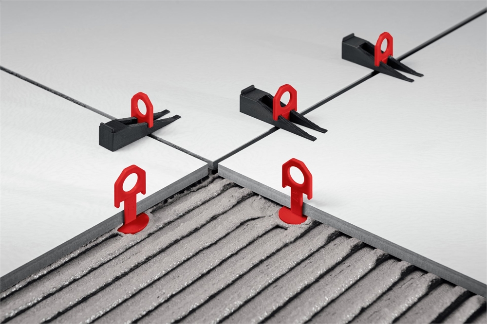 ЗУБР  СВП, 1.0 мм, зажим 500 шт, система выравнивания плитки (33861-500) 33861-500