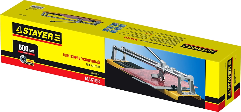 STAYER  600 мм, 16 мм, усиленный плиткорез (3305-60) 3305-60_z01