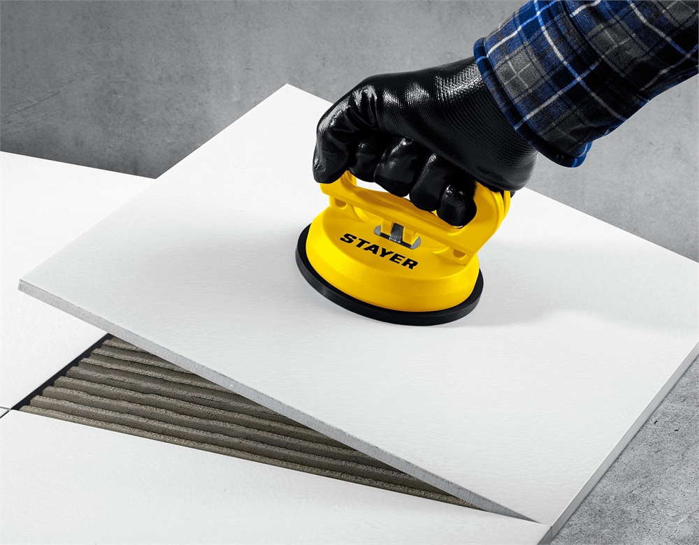 STAYER  MAXLift, 40 кг, одинарный пластмассовый стеклодомкрат (33718-1) 33718-1