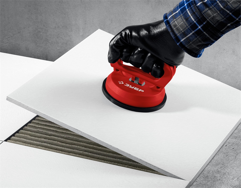 ЗУБР  50 кг, на присоске, одинарный пластмассовый подъемник (33724-1) 33724-1