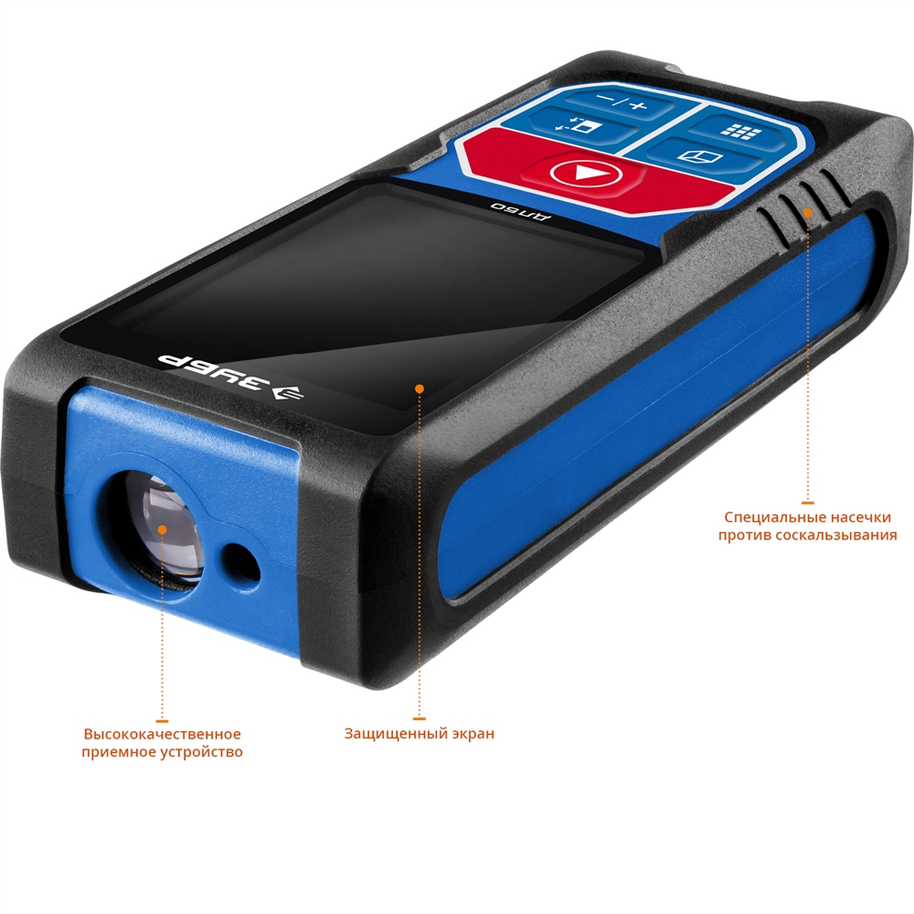 ЗУБР  ДЛ-50, 50 м, лазерный дальномер, Профессионал (34925) 34925