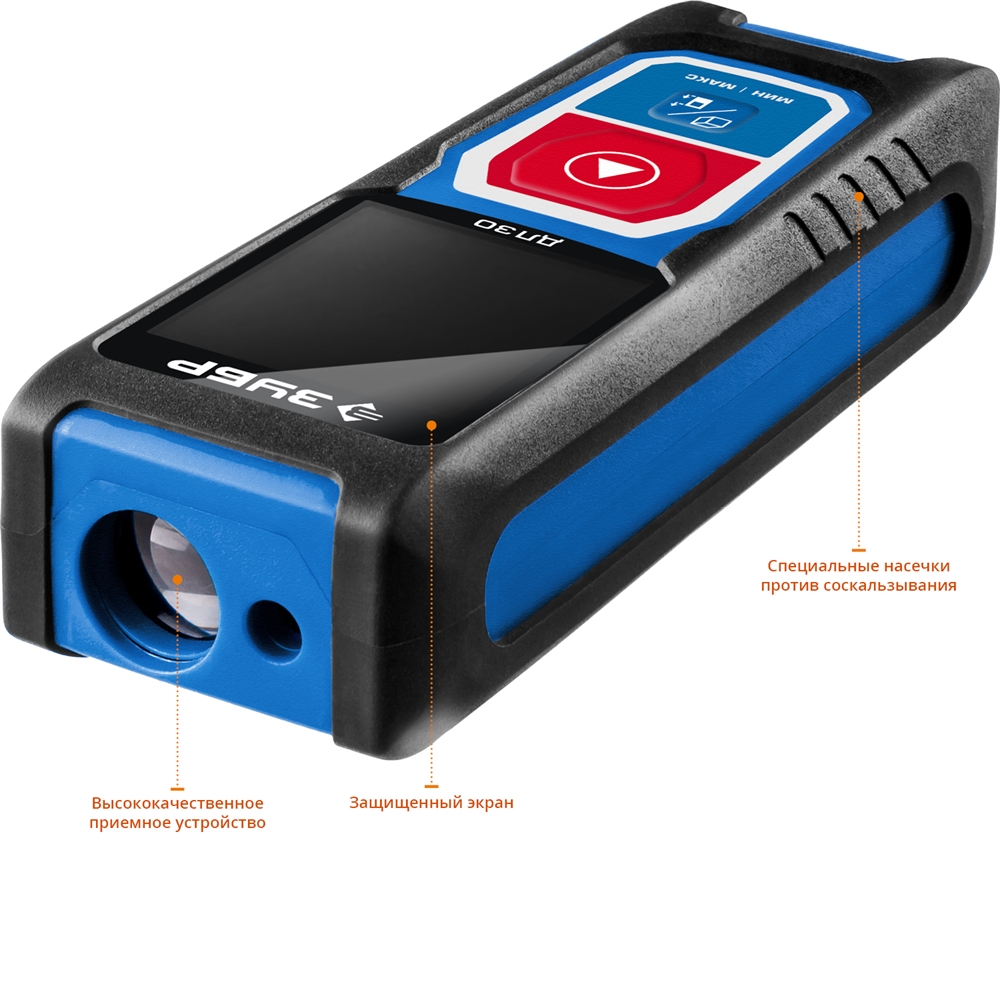 ЗУБР  ДЛ-30, 30 м, лазерный дальномер, Профессионал (34927) 34927