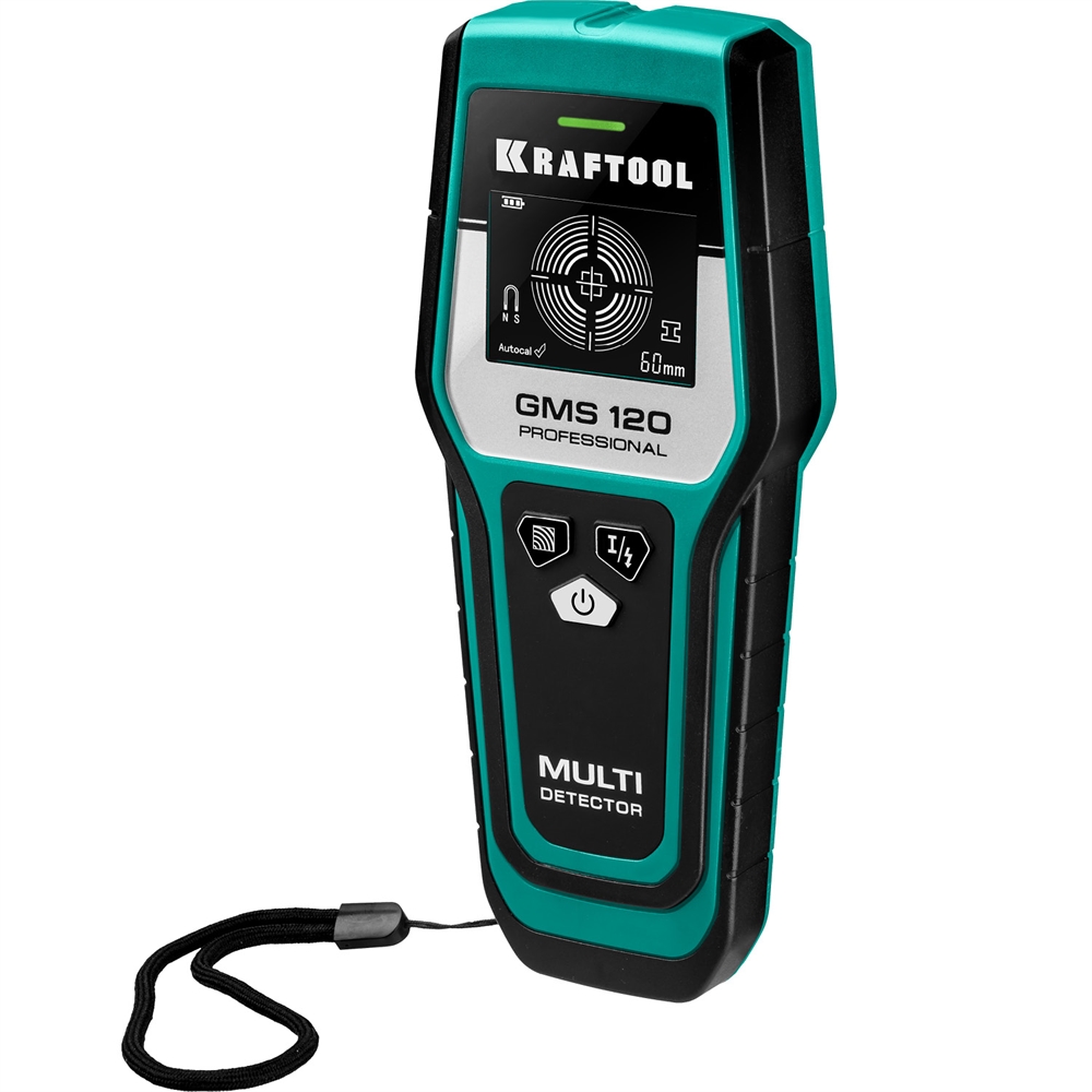 KRAFTOOL  GMS 120, ЖК дисплей, универсальный детектор (45298) 45298