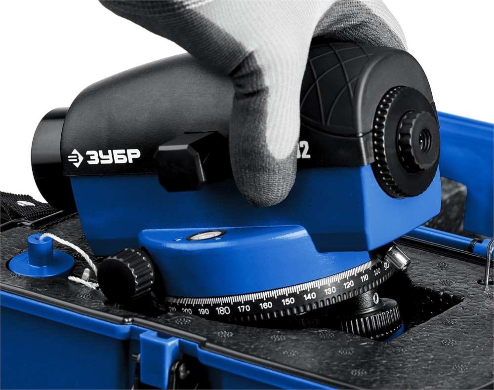 ЗУБР  ОУ-32, 120 м, оптический нивелир, Профессионал (34917) 34917