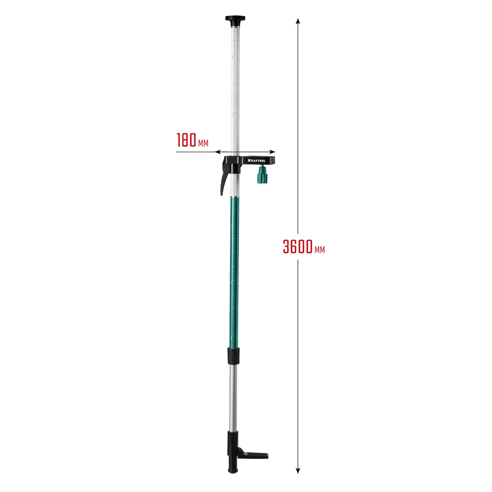 KRAFTOOL  ТР 36, элевационная распорная наборная штанга-штатив с треногой (34823) 34823