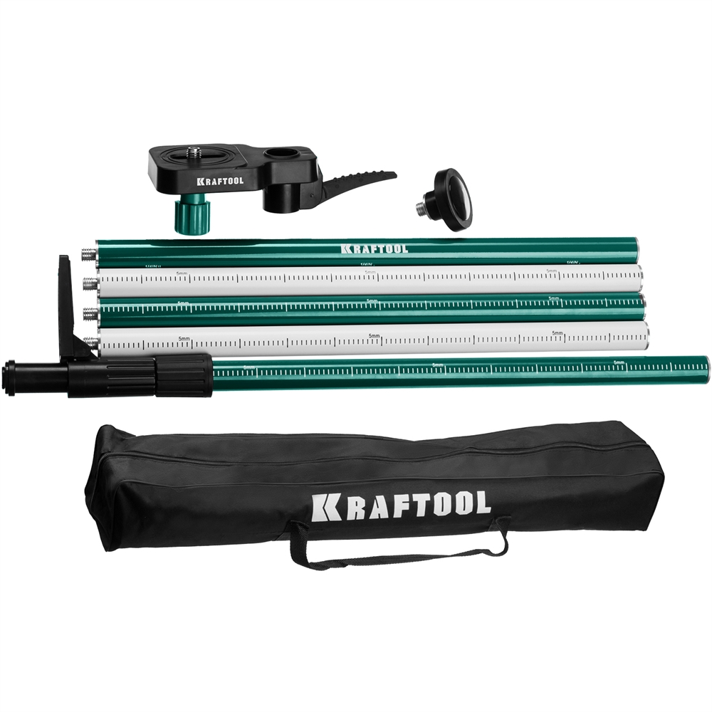 KRAFTOOL  ТР 36, элевационная распорная наборная штанга-штатив с треногой (34823) 34823
