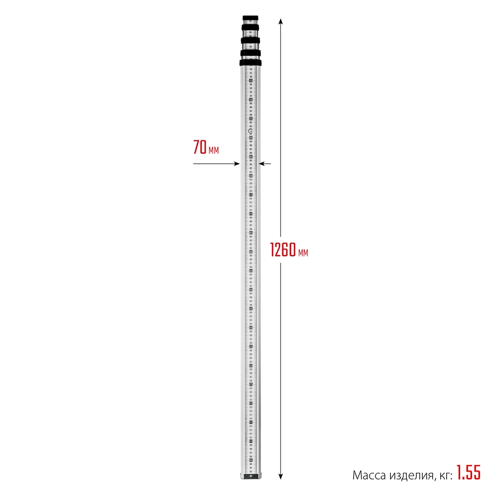 ЗУБР  РГ 5, геодезическая рейка (34948-5) 34948-5