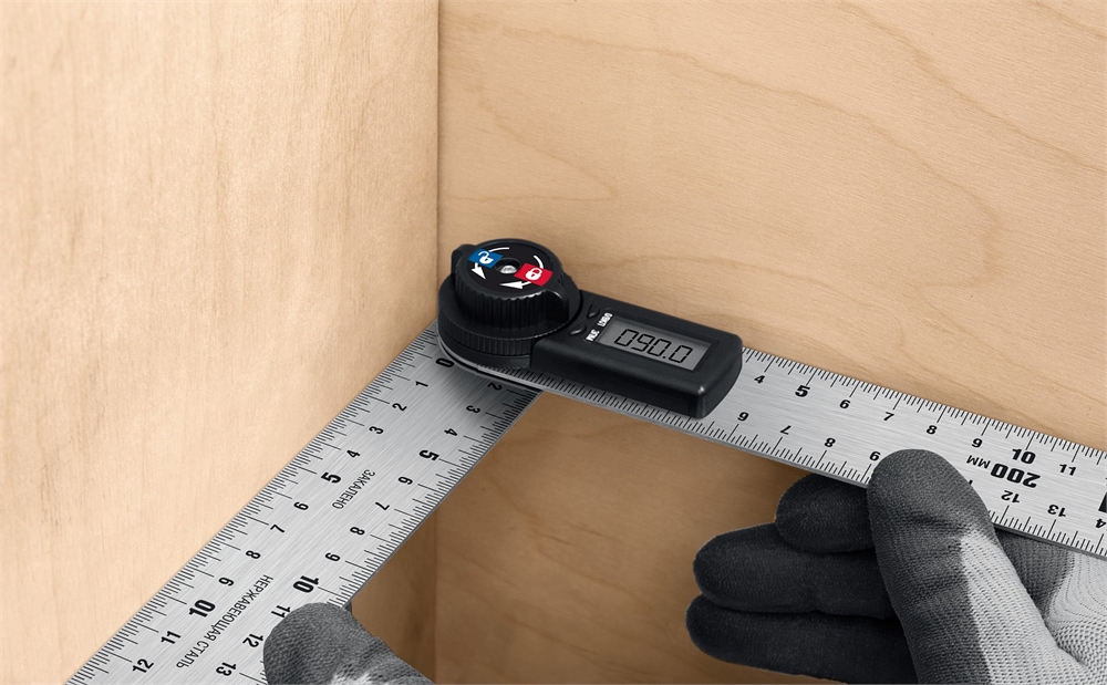 ЗУБР  200 мм, электронный транспортир-угломер, Профессионал (34294) 34294