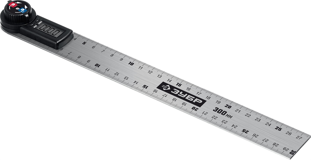 ЗУБР  300 мм, электронный транспортир-угломер, Профессионал (34296) 34296