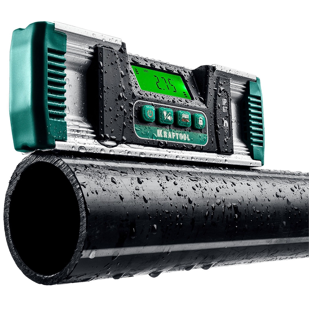 KRAFTOOL  EXTREM, 0 - 360°, точность 0.05°, HOLD, IP67, электронный уровень-уклономер (34686) 34686