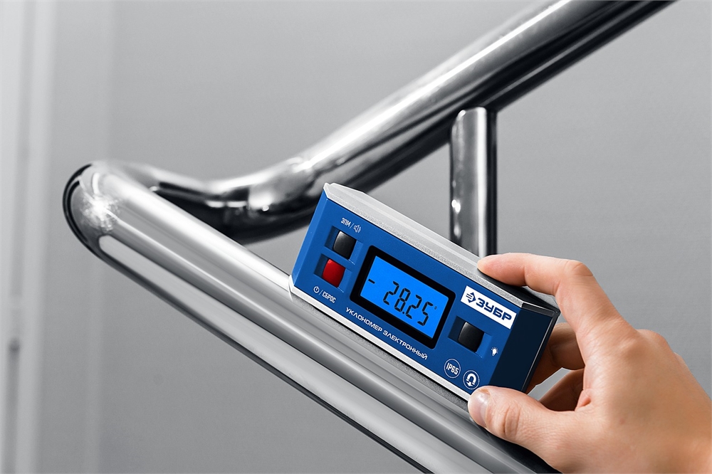 ЗУБР  МИНИ, 0 - 90°, ±0.05°, электронный уровень-уклономер, Профессионал (34745) 34745_z01