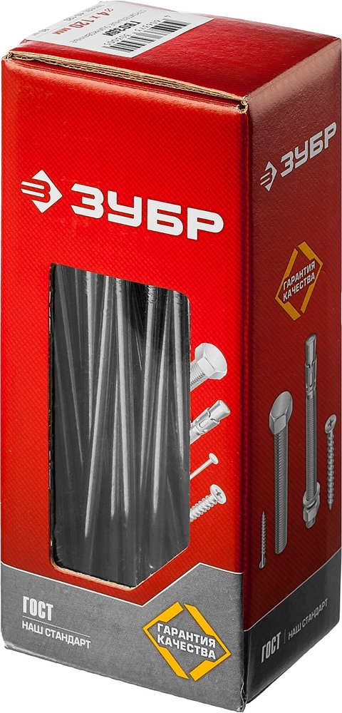 ЗУБР  ГОСТ 4028-63, 120 x 4 мм, цинк, 1 кг, строительные гвозди (305031-40-120) 305031-40-120