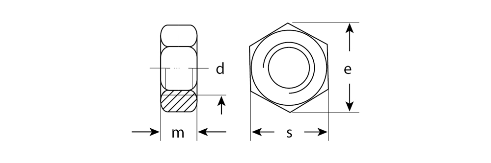 ЗУБР  ГОСТ ISO 4032-2014, кл. пр. 6, M16, цинк, 2 шт, шестигранная гайка (303556-16) 303556-16
