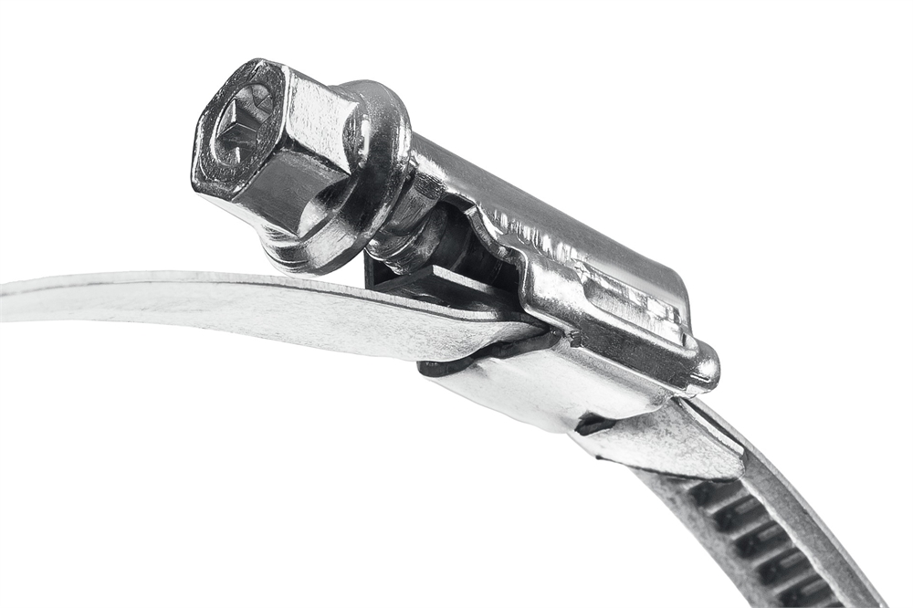 ЗУБР  Х-9Н, 130 - 150 мм, накатная лента 9 мм, цинк, 10 шт, червячный хомут (37807-150) 37807-150