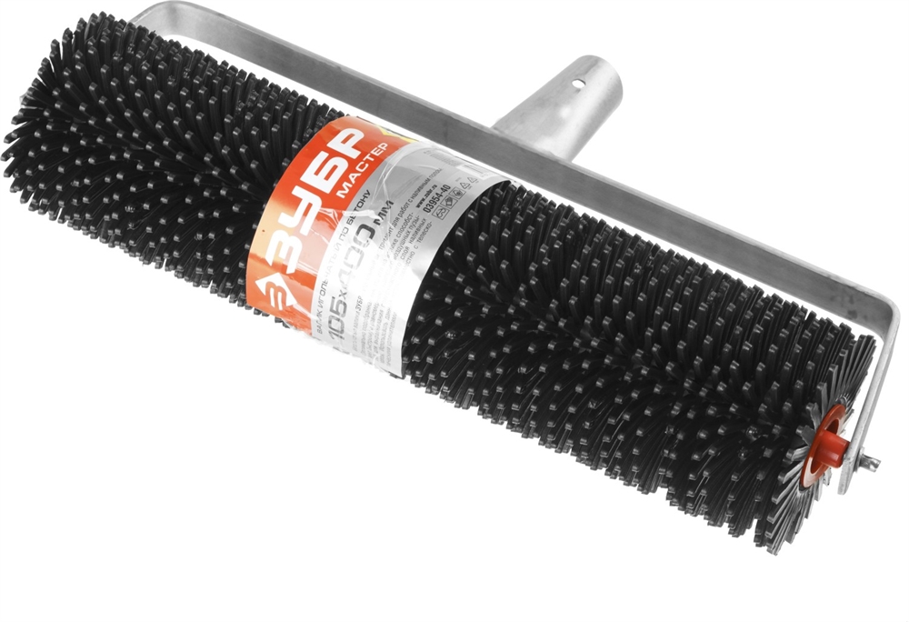 ЗУБР  105 х 400 мм, бюгель 6 мм, полипропилен, игольчатый валик по бетону (03954-40) 03954-40