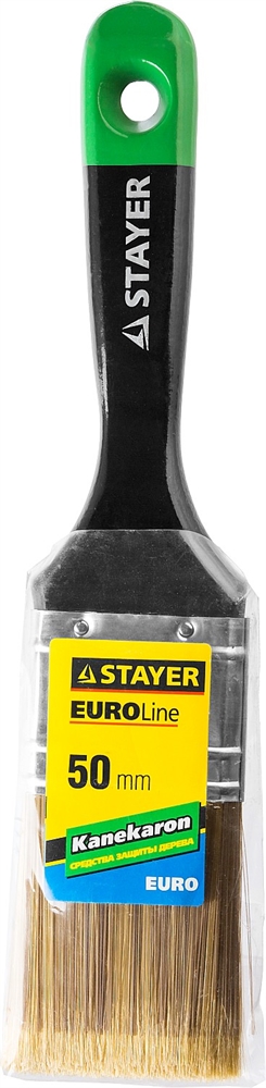 STAYER  UNIVERSAL-ARTEX, 50 мм, 2″, искусственная щетина, деревянная ручка, для высокотекучих ЛКМ, плоская кисть (0106-050) 0106-050